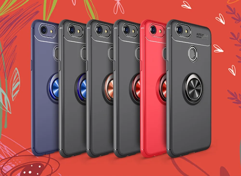 Voppton Luxury Armor Shockproof Case For OPPO F7 Case Magnetic Bracket Back Cover For OPPO F7 Coque 360 Protective TPU Fundas (16)
