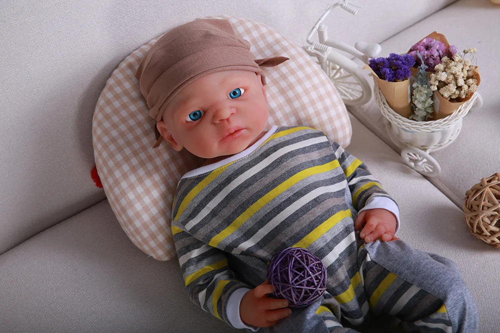 IVITA WB1511, 56 см, 5 кг, высокое качество, силиконовая кукла-реборн на все тело, глаза мальчика, открываются, Born Alive Baby с одеждой, игрушки Juguetes