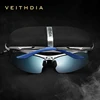 VEITHDIA Aluminium Et De Magnésium Hommes Lunettes de Soleil Polarisées des Hommes Revêtement Miroir Lunettes oculos Homme Lunettes Accessoires Pour Hommes 6562 ► Photo 2/6