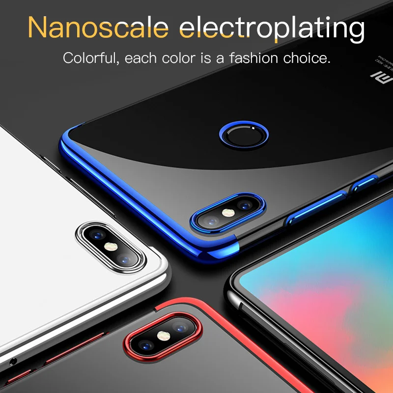 

Transparent Phone Case For Redmi Note 5 Pro 6A 6 4 Pro S2 5A 4X Soft Cover For Xiaomi Mi 8 SE 6 A2 A1 Pocophone F1 Max 3 Shell
