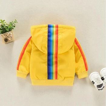 

Autumn Windbreaker for boy girls outfits Hooded Jackets For Girls Waterproof Windbreaker Kids Children Coat for boy