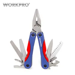 WORKPRO 15 в 1 Multi Tool щипцы для наращивания волос/Ножи карманный складной Инструменты Открытый Кемпинг выживания шестерни