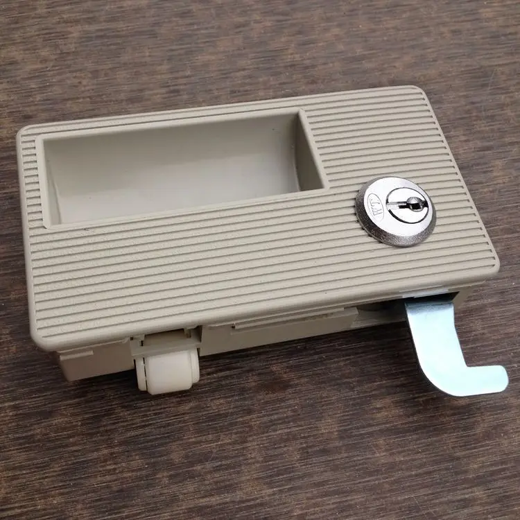 Plastic wheels lock locker wardrobe sliding door hook lock plastic