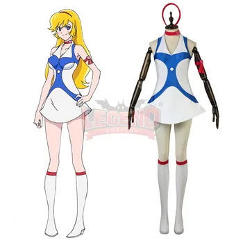 

Cosplaylegend Anime Cutie Honey Universe Kisaragi Honey Cosplay costume adult costume custom made full set white dress