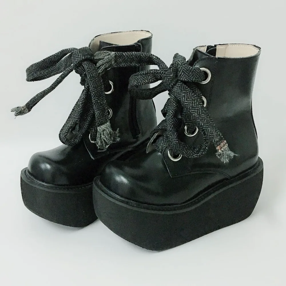 Sweet-Round-Toe-Women-Winter-High-Platform-Lolita-Punk-Ankle-Boots-Lace-Up-PU-Leather-Lolita-Martin-Boots-6