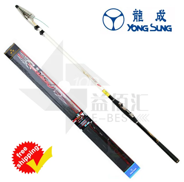 Cheap Carbon Fiber Rock Fishing Rods YONG SUNG YS 6 ISO Fish Rod Fishing Tackle Telescopic ISO Poles Bolognese Pole New FREE SHIPPING