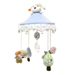 Новый 2019 новорожденных детская кроватка Колокольчик для бубенцов игрушечное животное кровать для малыша висит собака счастливый дом