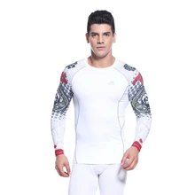 Последняя мужская тренировочная футболка для йоги, компрессионная одежда для мужчин, одежда для фитнеса, спортивная одежда с круглым вырезом, большие размеры, футболки для мужчин