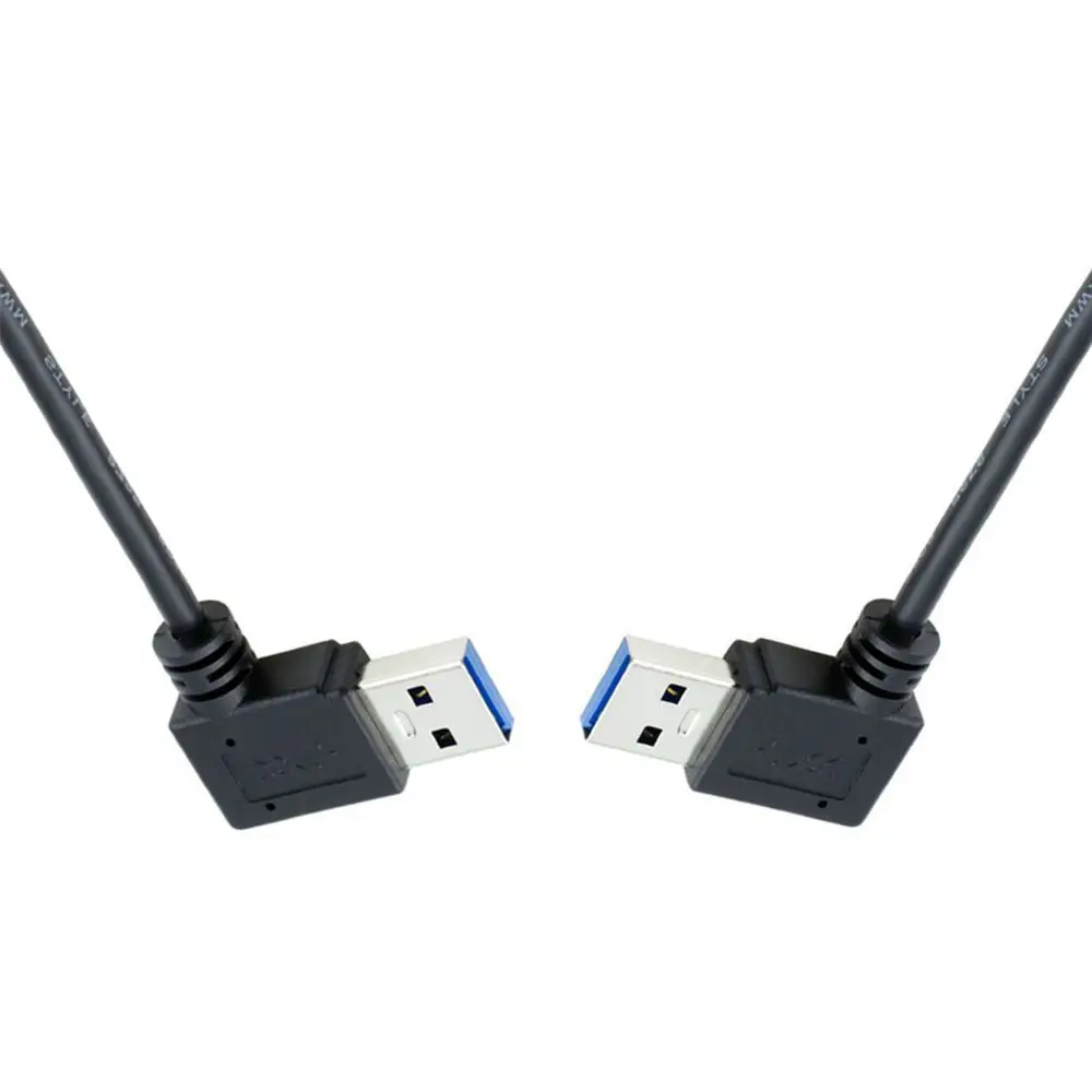 1 м/3 фута USB 3 0 левый и правый угловой для C вверх вниз тип 90 градусов кабель