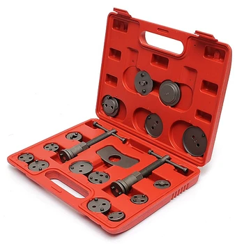 

18Pc Brake Caliper Wind Back Disc Brake Wheel Cylinder Regulator Piston Pad Kit For Most Vehicles Brake System Repair Tools