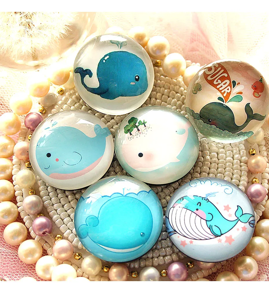whale Fridge Magnet 02