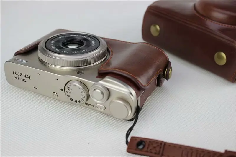 Чехол для камеры FUJIFILM XF10 чехол из искусственной кожи с внутренней защитой от