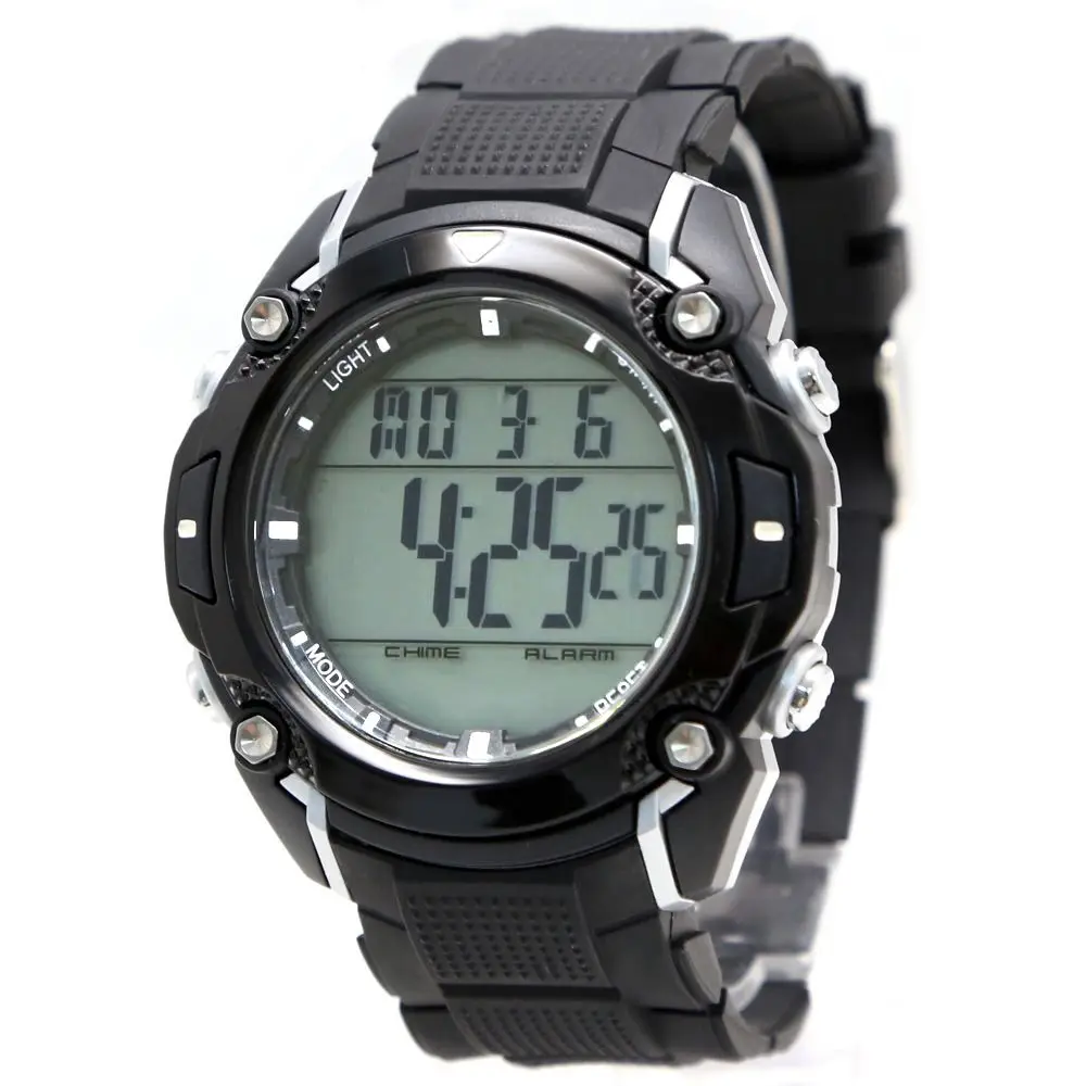 

Mens Womens Best Choice Chronograph Alarm Black Bezel Water Resist 100% Tested3ATM Digital Watch DW437A