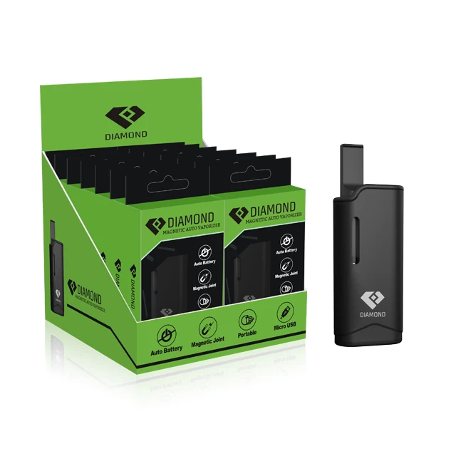 

Original Airistech Diamond Magnetic Auto Vaporizer Electronic Cigarette Starter Kit With Micro USB Wax Atomizers Vape Pen Kits