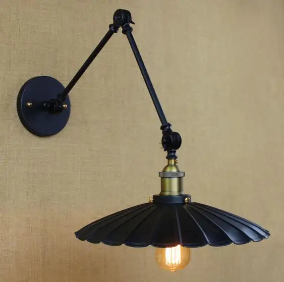 

RH Loft Style Industrial Vintage Edison Wall Lamp Bedside Light Fixtures For Bar Cafe Home Indoor Lighting Lampara Pared