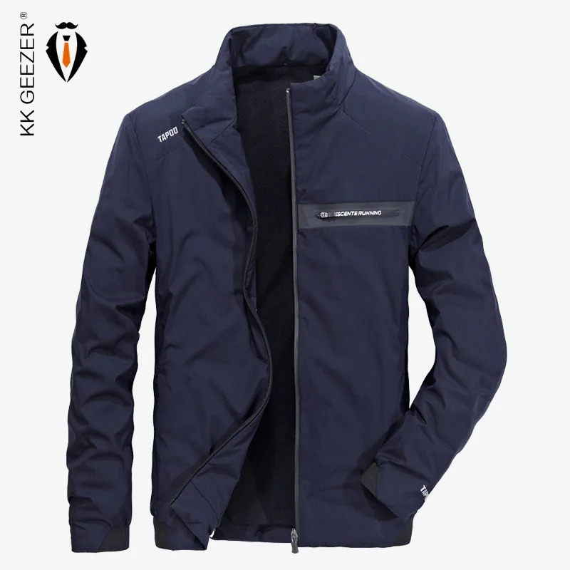 

Men Jackets Winter Fleece 2017 Autumn Fashion High Quality Light Jacket Waterproof Zipper Military Army Loose Casual Warm Coat