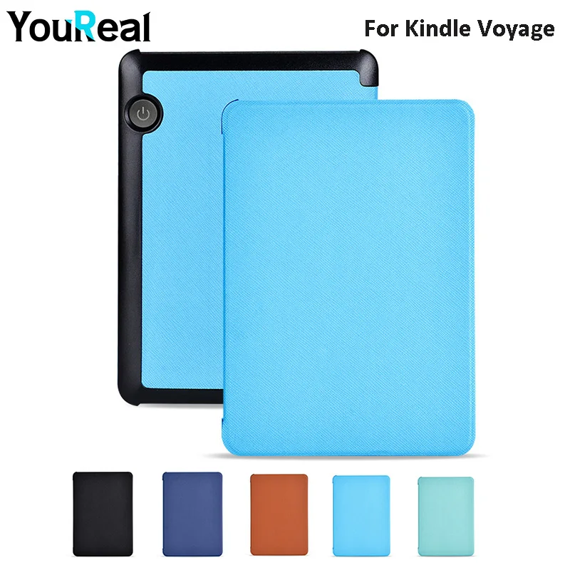 

Cross Pattern Solid  PU Leather Cover Case For Amazon Kindle Voyage 6 inch E-book Coque For Funda Kindle Voyage Cover Case