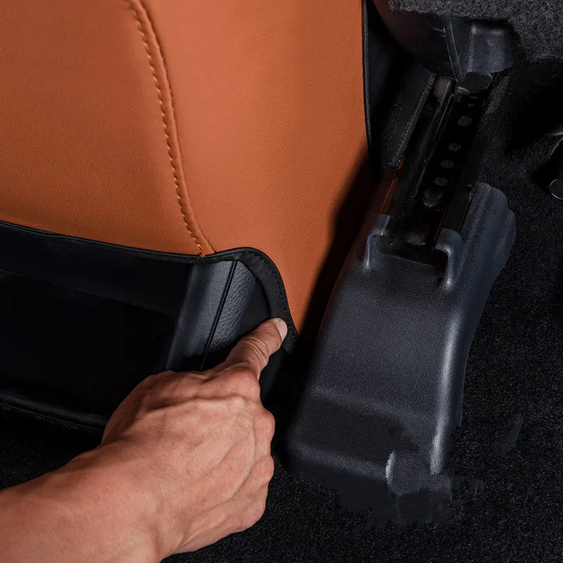 Подлокотник для заднего сиденья ящик для хранения Анти-кик коврик для Toyota Highlander AB073