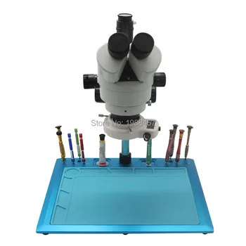 

3.5-90X HD three eye body microscope, mobile phone maintenance circuit board maintenance Binocular viewing magnifier 300*400Big