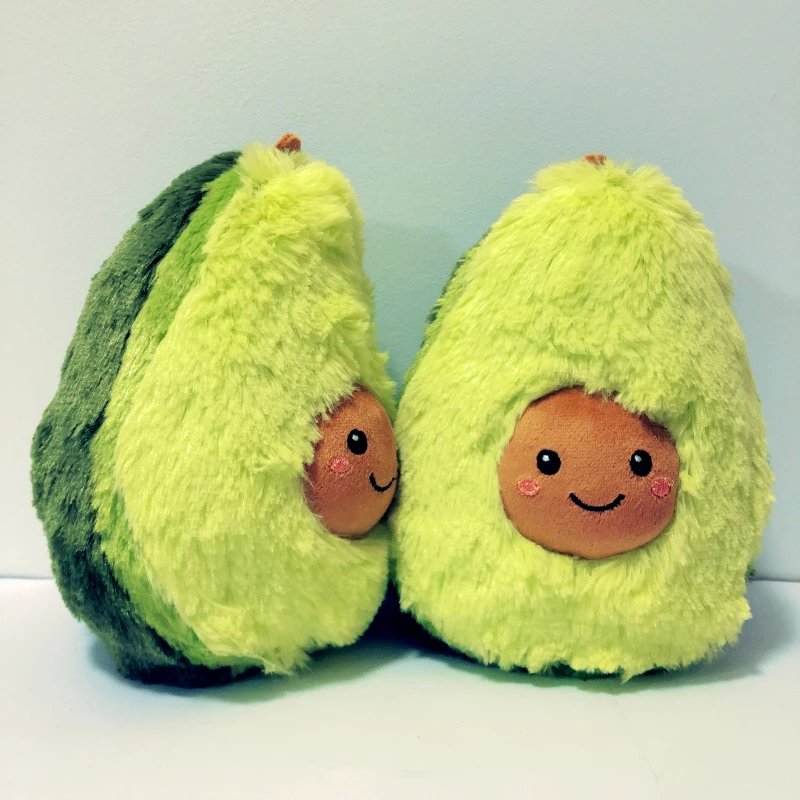 Avocado Plush Stuffed Toys (2)