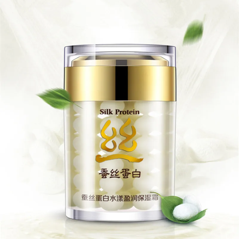 BIOAQUA 1PC Silk Protein Emulsion Essence cream Hydrating Moisturizing Whitening Oil Control Nourishing Foundation Face Care 2