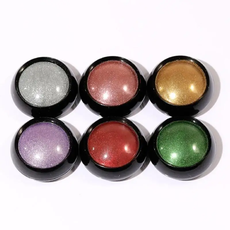 

Shining Nail Mirror Powder 7 Colors Metallic Effect Chrome Nail Art Glitter UV Gel Nail Polish Decoration Pigment
