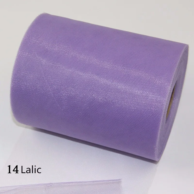 Mesh Tulle Roll 15cm 100 yards DIY Tutu Skirt Gift Wrapping For Birthday Baby Shower Christmas Wedding Party Supply Kids Favors - Цвет: 14