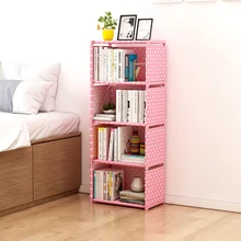 Book-Storage-Organizer Bookshelf Corner-Closet Home-Decor Simple Multilayer Assembled