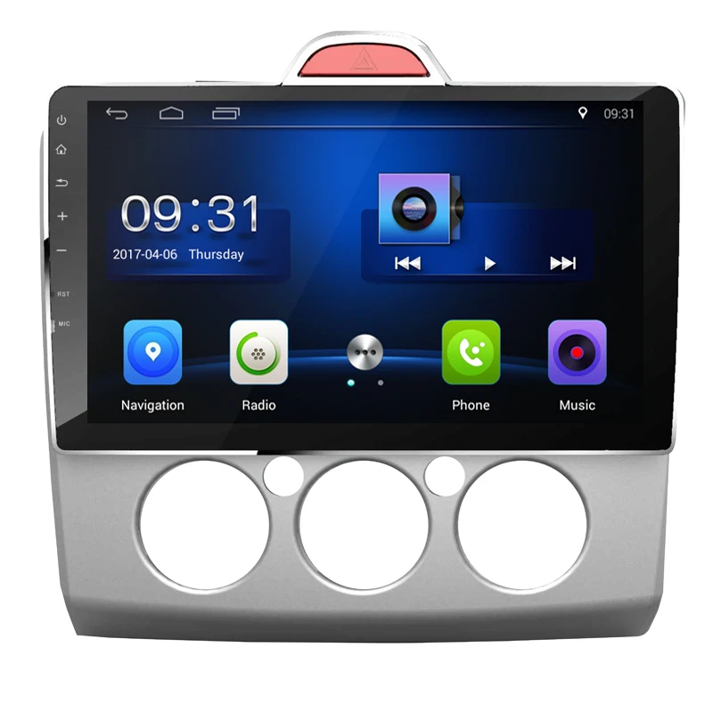 Sale 10.2"Android 7.0 ! Car DVD PC Multimedia DVD Player GPS Navi Stereo Radio Fit FORD FOCUS MONDEO S-MAX CONNECT 2005-2011 OBD WIFI 1