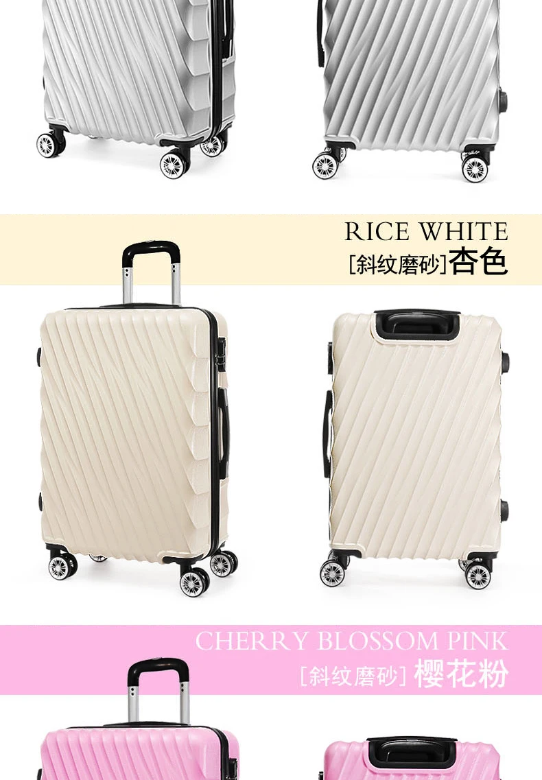 New Creative Student Rolling Luggage Spinner Women Trolley Suitcase Wheels mala 20 inch Carry On Travel Bag Hardside Trunk