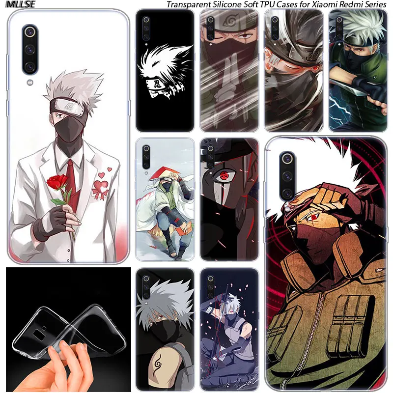 

Hot Anime Naruto Kakashi Soft Silicone Case for Xiaomi Pocophone F1 Mi 5X A1 6X A2 8 SE Lite Play Mix3 9 9SE 9T Pro CC9