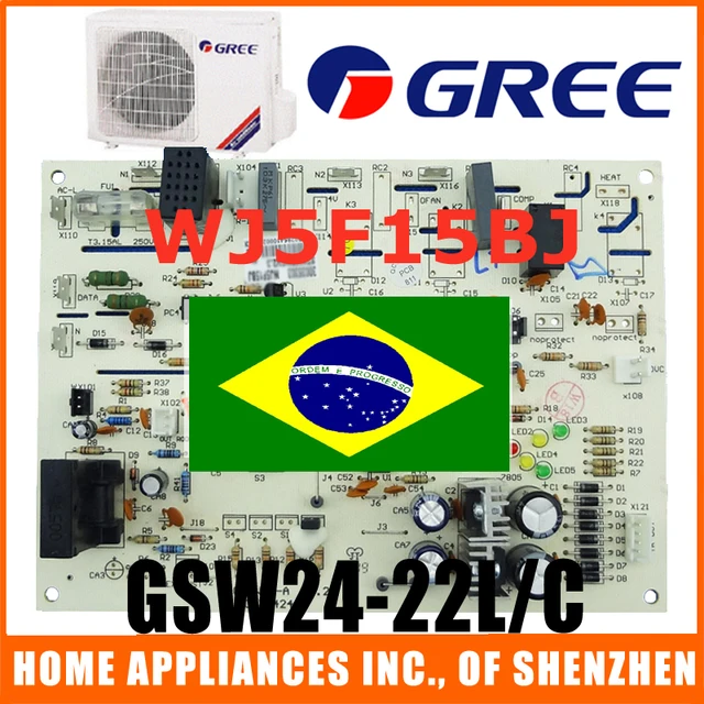 Gree Air Conditioner Outdoor Unit Circuit Board Wj5f15bj For Gree Air Conditioner Outdoor Unit Circuit Board Wj5f15bj For Model Gsw24 22l C