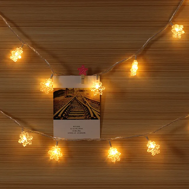 Factory Direct Christmas Led String Snowflake Lamp Fairy Factory Direct Christmas Led String Snowflake Lamp Fairy Light Wedding Party Decoration Ice Snow Outdoor Lights