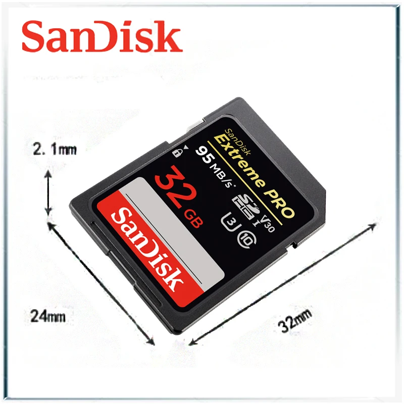 SANDISK EXTREME PRO SDHC SDXC UHS I карты памяти 32 Гб sandisk extreme pro sd карта cartao de memoria gopro kart|Карты