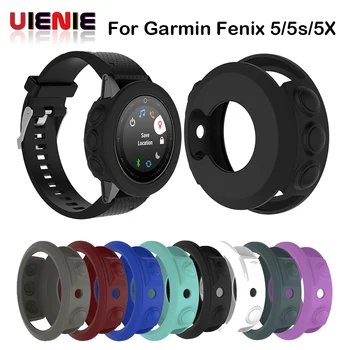 

Silicone Protective Case Cover For Garmin fenix 5/5S/5X Wristband Bracelet Protector Shell for Garmin Fenix 5x 5s 5 Smart Watch