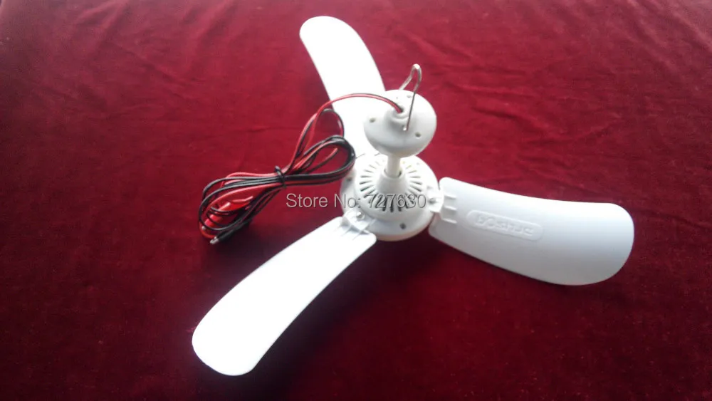 Free Shipping Solar Fan Mini Ceiling Dc 12v Ceiling Fans