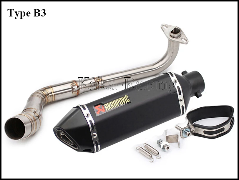 N-MAX 155 мотоцикл Akrapovic глушитель выхлопной трубы для Yamaha NMAX155 NMAX125 N MAX NMAX 155