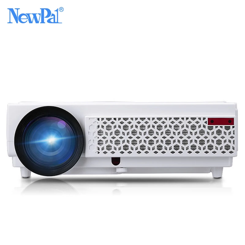 NewPal Projector 3000 Lumens LED Projector Set in Android4 4 WIFI Bluetooth AC3 Full HD 1080P