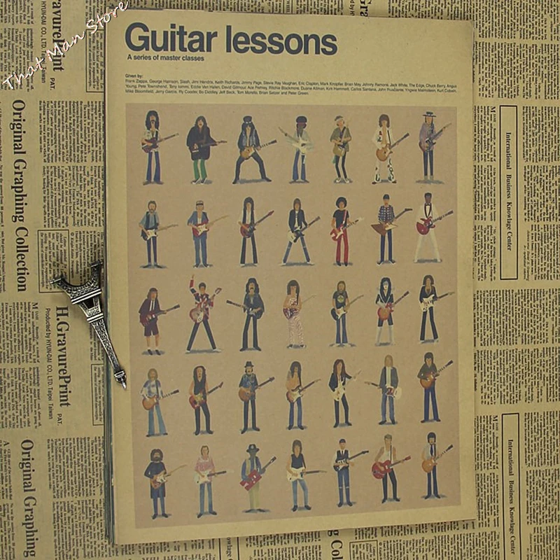 Guitar Master Frank Zappa,george Harrison,slash,jimi