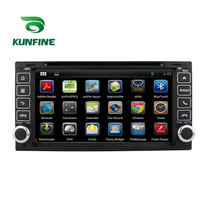 4 ядра 1024*600 Android 5.1 автомобильный DVD GPS навигации игрока стерео для Toyota RAV4 2001 2008