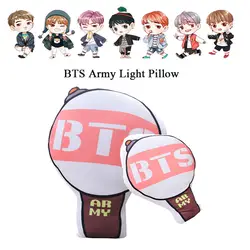 Новый Kpop Bangtan мальчики BTS BT21 мультфильм армия бомба Свет Stick плюшевые подушки Stick лампы игрушки подарки