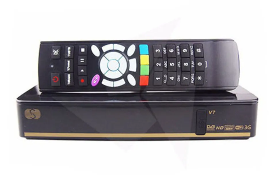

New BOX V7 Digital Satellite Receiver S V7 AV output VFD Support 2xUSB WEB TV USB Wifi 3G Biss Key Youporn CCCAMD