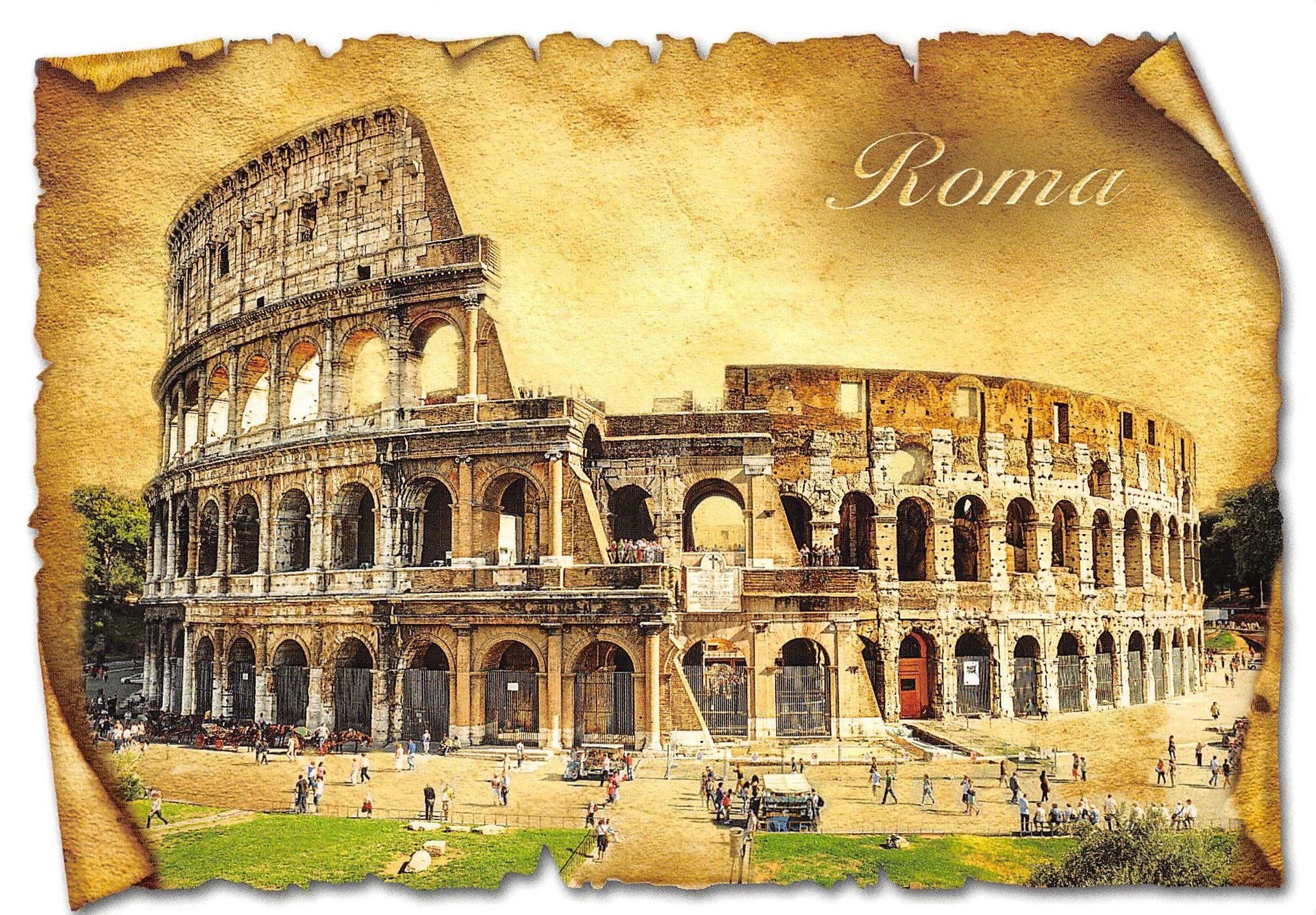 かわいい新作 雑貨 海外 A１ ポスター アートパネル キャンバス 高級 イタリア ローマ コロッセオ グッズ コロッセウム オシャレ 街 風景 夜景 写真 その他 Labelians Fr