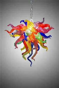 

Colored Living Room Blown Glass Art Decor Chandelier Lighting Designer Modern