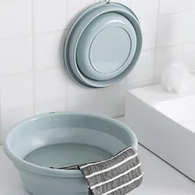 1 шт. водонепроницаемый складной бассейн путешествие ведро кухня Органайзер путешествия умывальник RV таз портативный чаша для воды фруктовый поднос домашний умывальник