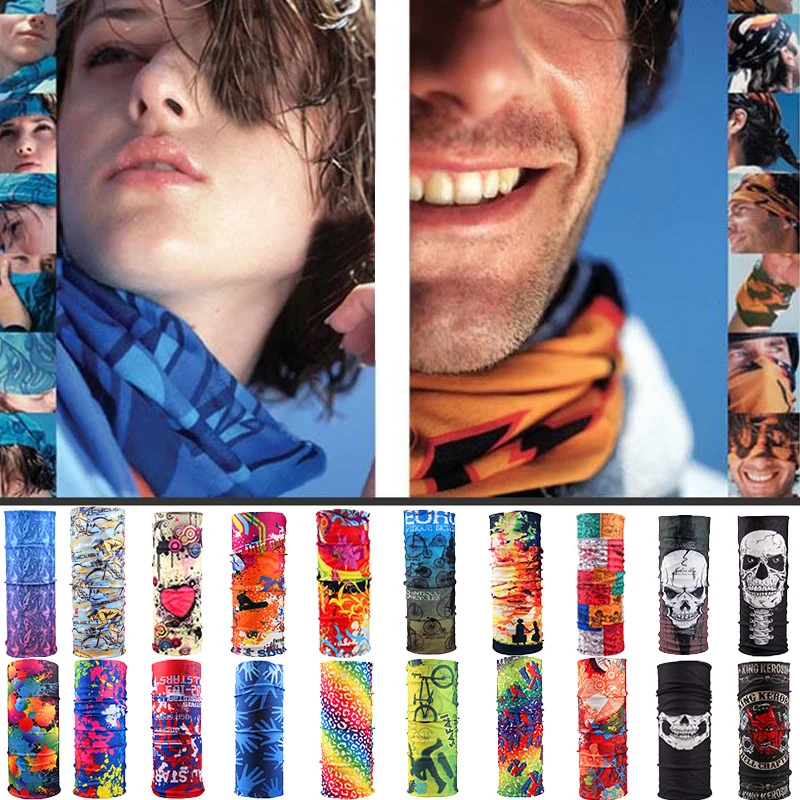 

Sale Unisex Motorcycle Cycling Tube Scarf Headband Women Men Multicolor Magic Fashion Head Face Mask Neck Gaiter Snood Headwear