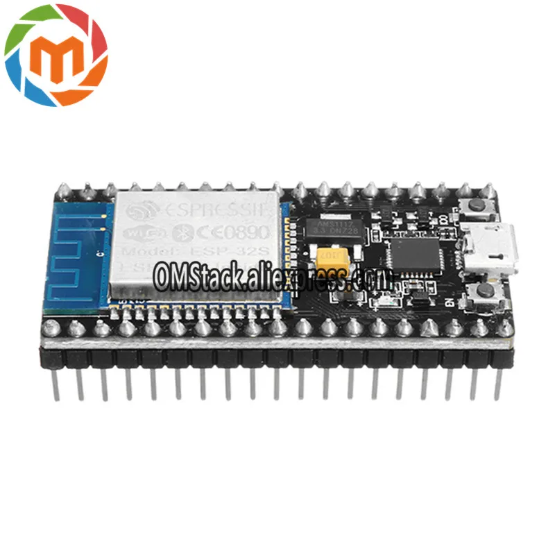 Elecrow-NodeMCU-32S-Lua-WiFi-ForESP32S-Development-Board-WiFi-Bluetooth-Ultra-Low-Power-Consumption-Dual-Cores (1)