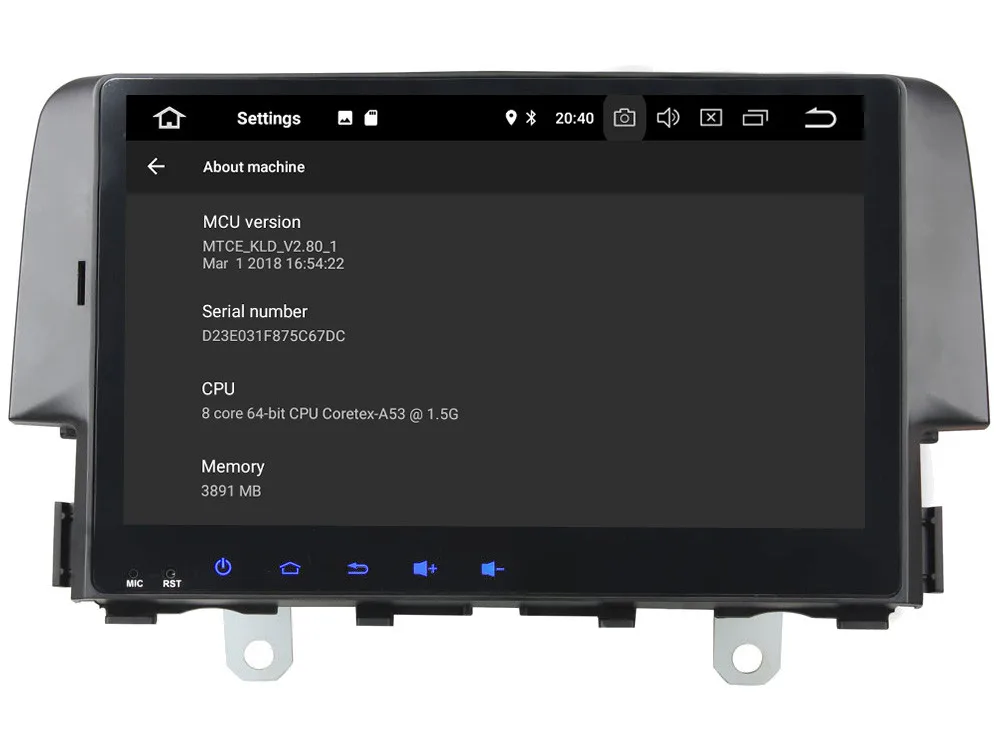 Perfect KLYDE 10.1" 4G WIFI Android 8.0 7.1 Octa Core 4GB RAM 32GB ROM Car DVD Player GPS Navigation Glonass For Honda Civic 2016 2017 5
