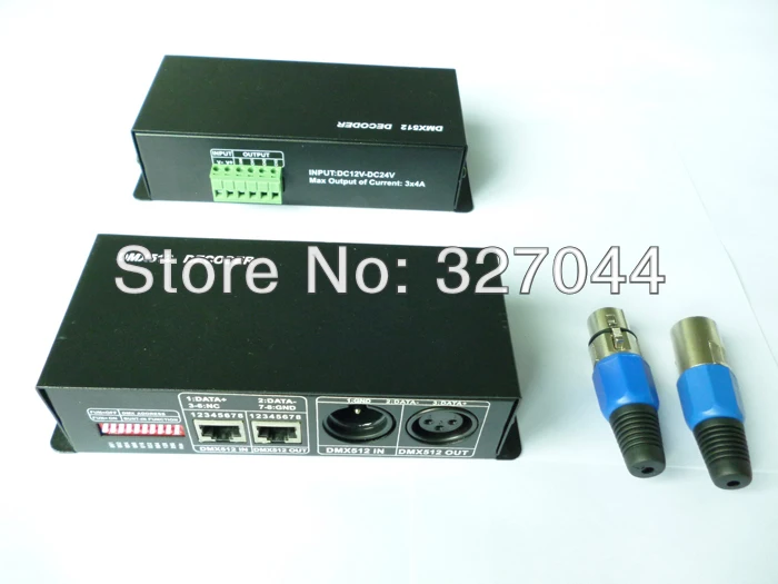 

free shipping wireless transmitters DMX512 wireless receiver DMX512 Controller Dimmer 3 Channels for LED Light DC12V-24V