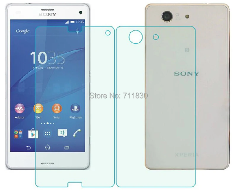 hd front and back tempered glass screen protector for sony xperia z3 compact mini d5803 d5833 hd front and back tempered glass screen protector for sony xperia z3 compact mini d5803 d5833